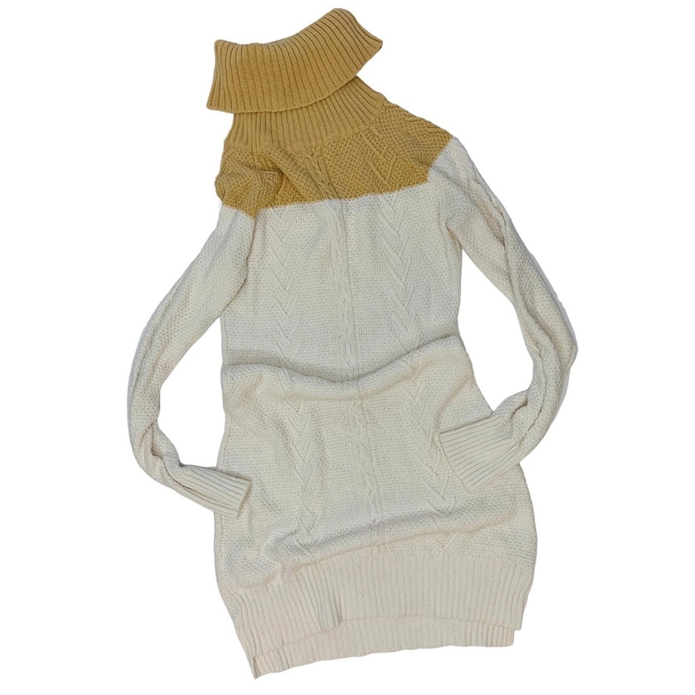 Turtle neck sweater dress